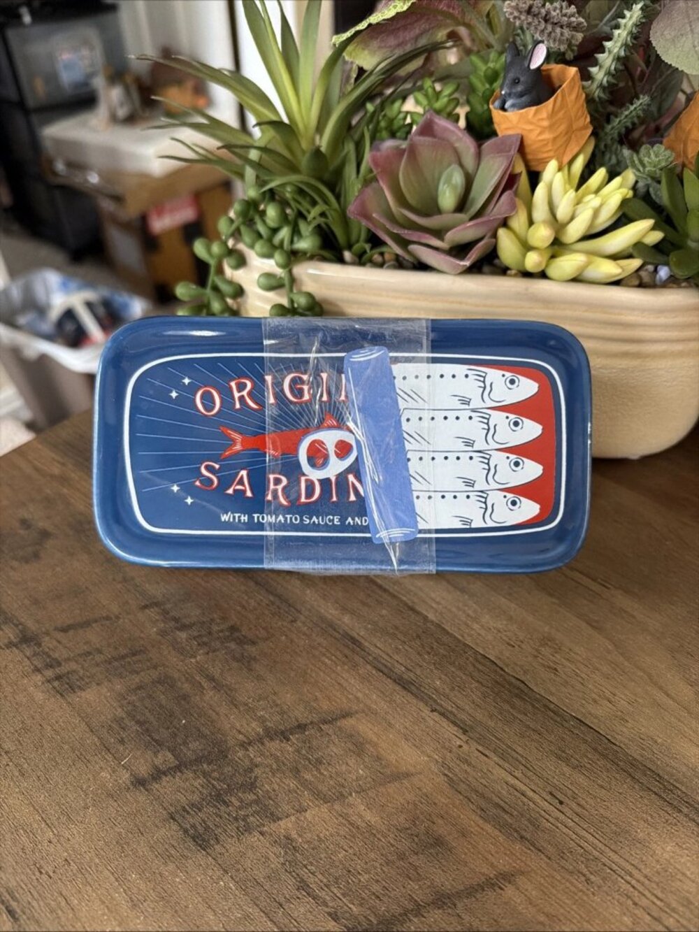 the spring shop Sardine Can Butter Dish - NEW